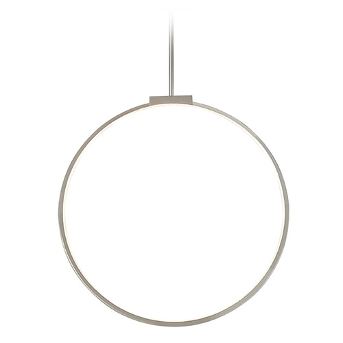 Kuzco Lighting Cirque Brushed Nickel LED Pendant Light