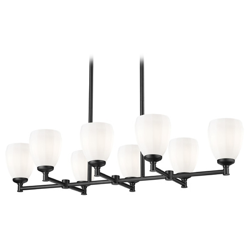 Z-Lite Z-Lite Oren Matte Black Island Light 7004-8L-MB