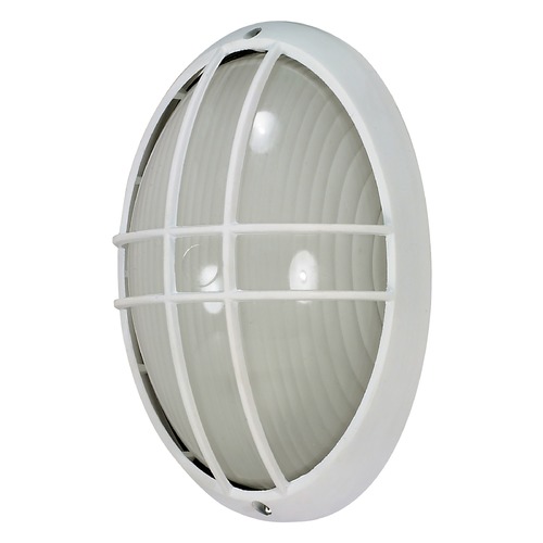 Semi Gloss White Outdoor Wall Light by Nuvo Lighting
