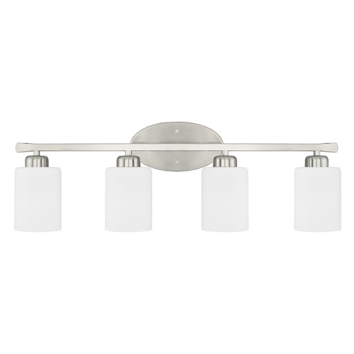 Dixon 28.50-Inch Brushed Nickel Bath Light by HomePlace by Capital Lighting