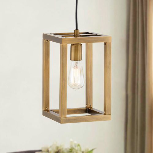 Ensemble 7-Inch Pendant in Brushed Bronze by Fredrick Ramond