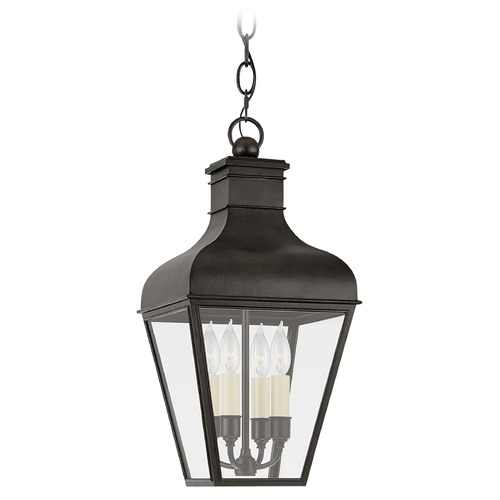 Visual Comfort Signature Collection Chapman & Myers Fremont Lantern in French Rust by Visual Comfort Signature CHO5161FRCG