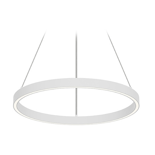 Cerchio White LED Pendant by Kuzco Lighting