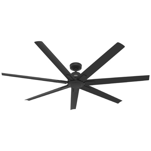 Hunter Fan Company Downtown Matte Black Ceiling Fan Without Light