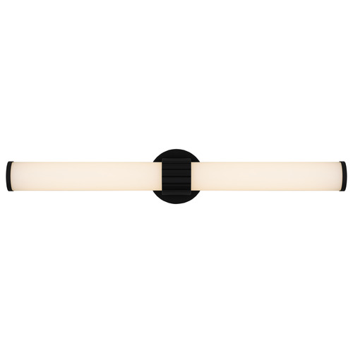 Quoizel Lighting Quoizel Lighting Kaye Matte Black LED Vertical Bathroom Light PCKAY8528MBK