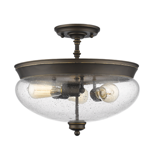 Z-Lite Amon Olde Bronze Semi-Flush Mount by Z-Lite 722SF-OB