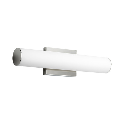Fugit 18-Inch LED Vanity Light in Polished Nickel by Oxygen Lighting