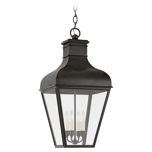 Visual Comfort Signature Collection Chapman & Myers Fremont Lantern in French Rust by Visual Comfort Signature CHO5162FRCG