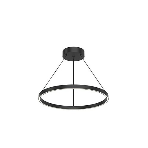 Cerchio Black LED Pendant by Kuzco Lighting