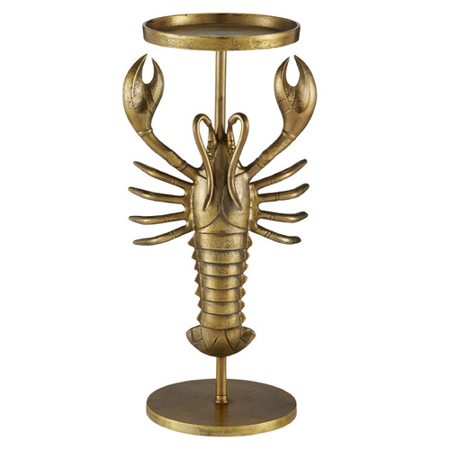 Currey and Company Georgetown Antique Brass Coffee & End Table