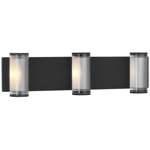 Visual Comfort Modern Collection Visual Comfort Modern Collection Esfera Nightshade Black LED Bathroom Light KWWS10127CB