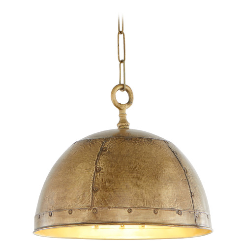 Quorum Lighting Artisan Brass Pendant with by Quorum Lighting 85-1-75