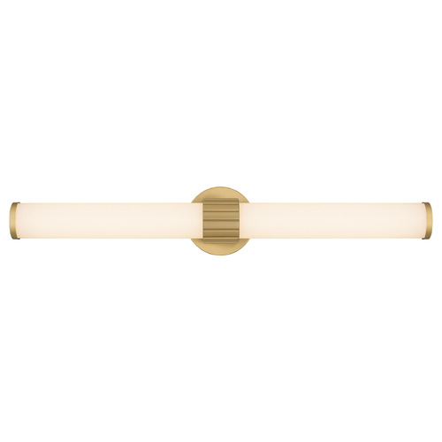 Quoizel Lighting Quoizel Lighting Kaye Aged Brass LED Vertical Bathroom Light PCKAY8528AB