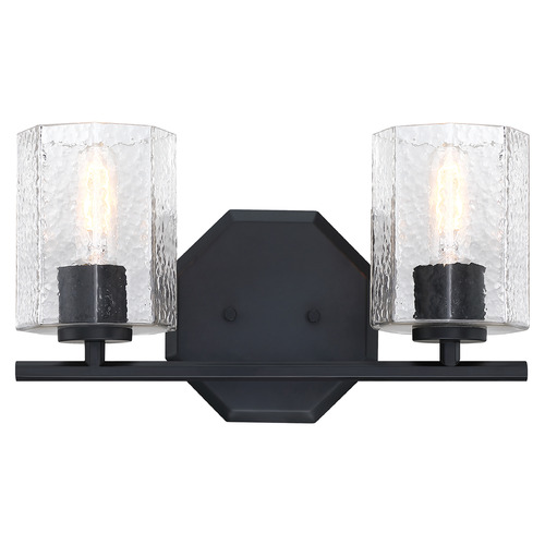 Designers Fountain Haven Matte Black Bathroom Light