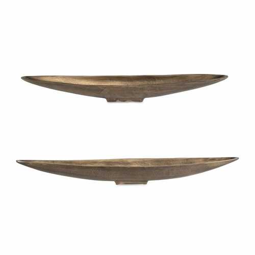 Uttermost Lighting River Run Bowls in Antique Brass Set of 2 by Uttermost Lighting 18230