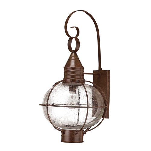 Hinkley Seeded Glass Outdoor Wall Light Bronze Hinkley 2205SZ