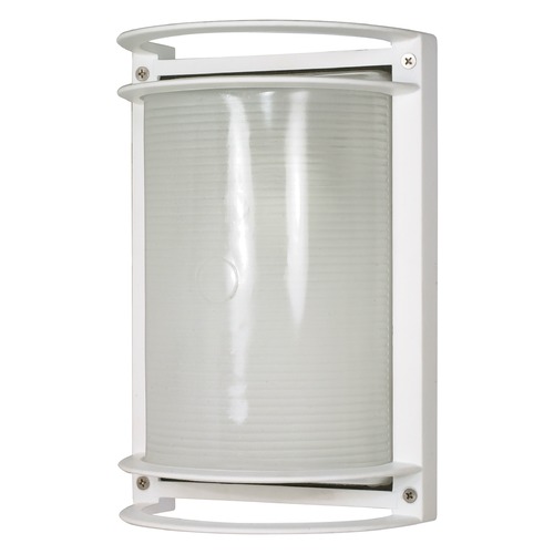 Semi Gloss White Outdoor Wall Light by Nuvo Lighting