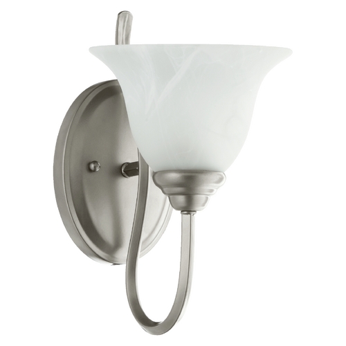 Spencer Classic Nickel Sconce by Quorum Lighting