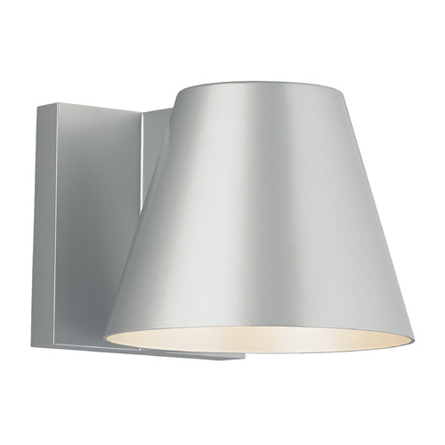 Sean Lavin Bowman 6-Inch 3000K LED Outdoor Wall Light in Silver by VC Modern