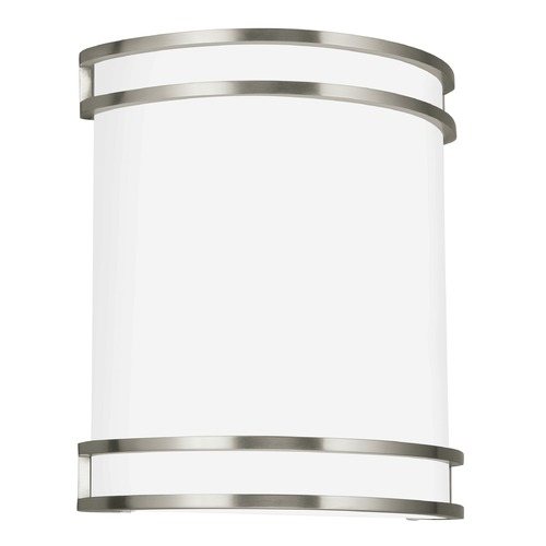 Generation Lighting Ravel Brushed Nickel LED Sconce by Generation Lighting 4933593S-962