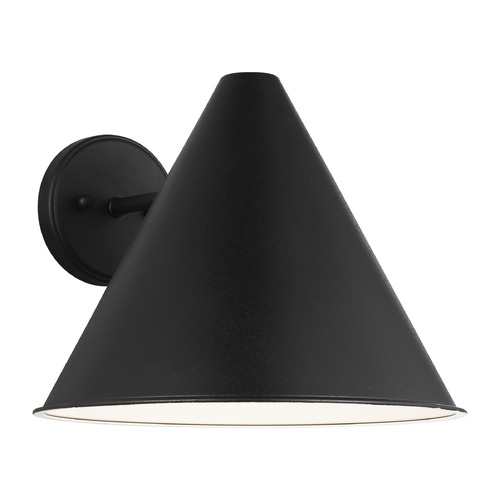Crittenden Black Outdoor Wall Light by Generation Lighting