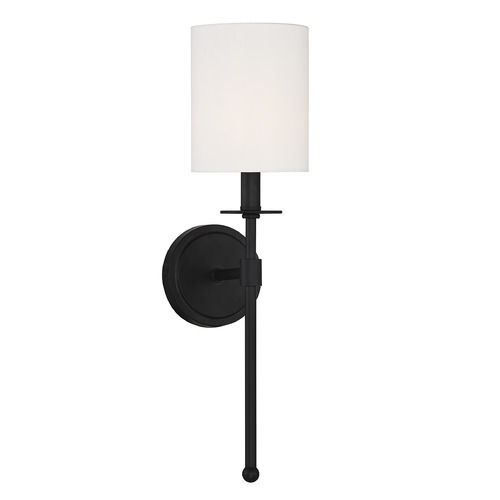 Meridian 20-Inch High Wall Sconce in Matte Black by Meridian M90057MBK