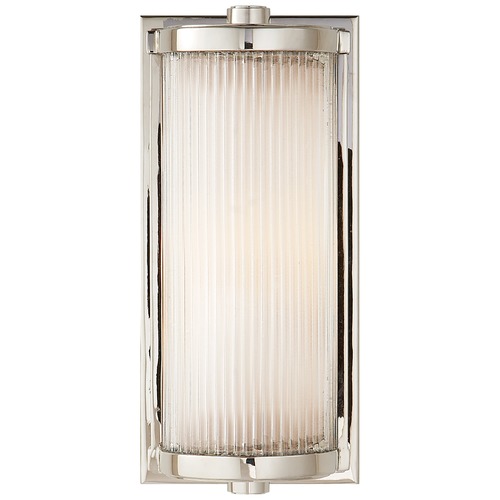 Visual Comfort Signature Collection Thomas OBrien Dresser Glass Rod Light in Nickel by Visual Comfort Signature TOB2140PNFG