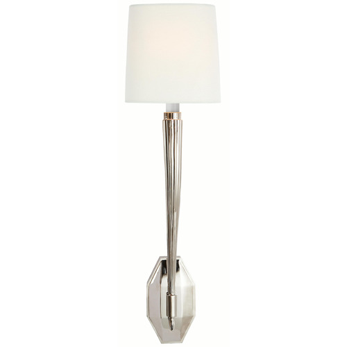 Visual Comfort Signature Collection Visual Comfort Signature Collection Chapman & Myers Ruhlmann Polished Nickel Sconce CHD2460PN-L