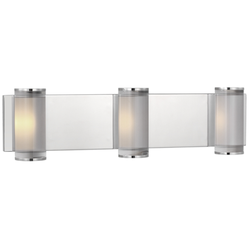 Visual Comfort Modern Collection Visual Comfort Modern Collection Esfera Polished Nickel LED Bathroom Light KWWS10127CN