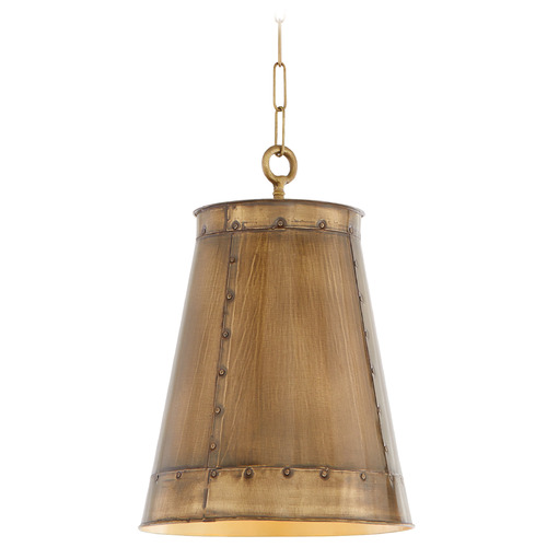 Quorum Lighting Artisan Brass Pendant with by Quorum Lighting 87-3-75