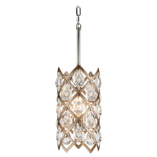 Corbett Lighting Tiara Vienna Bronze Mini-Pendant Light with Cylindrical Shade