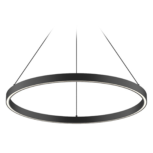 Kuzco Lighting Kuzco Lighting Cerchio Black LED Pendant Light PD87724-BK-UNV-010