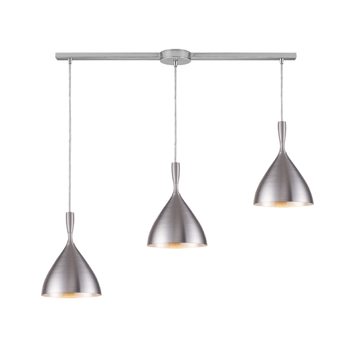 Elk Lighting Modern Multi-Light Pendant Light 3-Lights 17042/3L-ALM