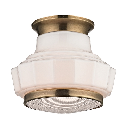 Hudson Valley Lighting Odessa Flush Mount in Brass by Hudson Valley Lighting 3809F-AGB