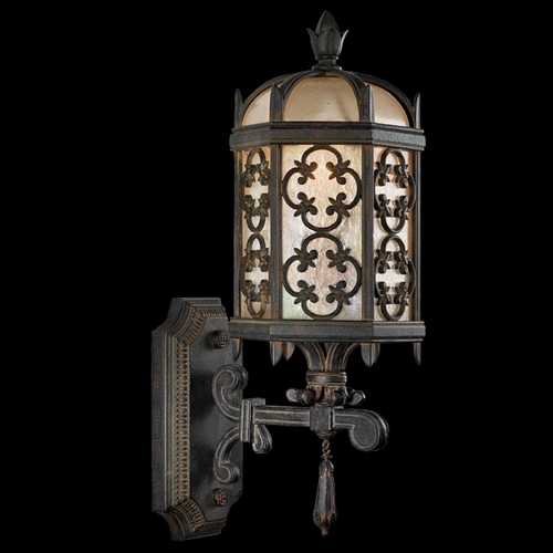 Fine Art Lamps Costa Del Sol Marbella Wrought Iron Outdoor Wall Light