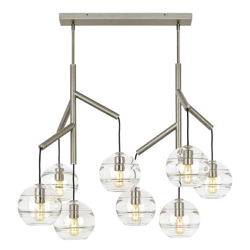 Sean Lavin Sedona Double Chandelier in Nickel by Visual Comfort Modern