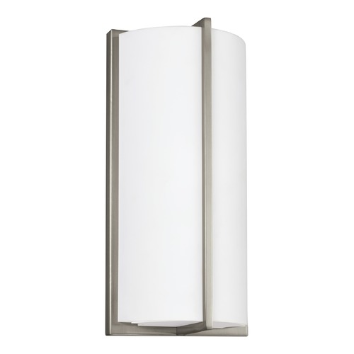 Generation Lighting Faron Brushed Nickel LED Sconce by Generation Lighting 4934093S-962