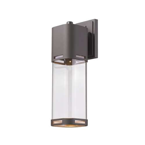 Lestat Deep Bronze LED Outdoor Wall Light by Z-Lite