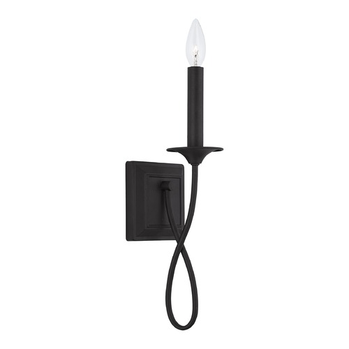 Vincent Wall Sconce in Black Iron by Capital Lighting