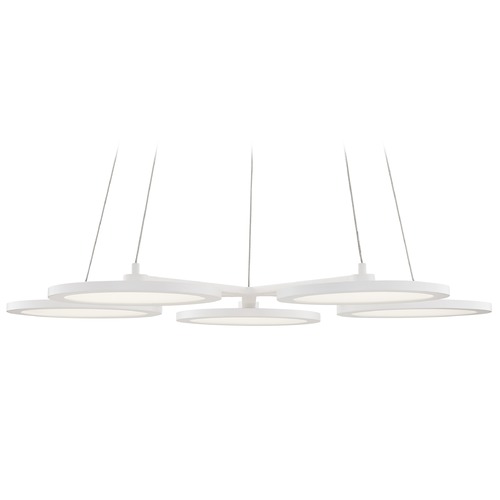 Quoizel Lighting Nitro White Lustre LED Chandelier by Quoizel Lighting PCNR5027W