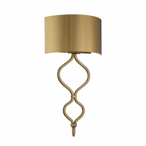Como 20-Inch High LED Wall Sconce in Warm Brass by Savoy House