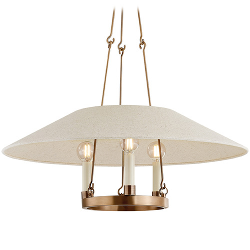 Troy Lighting Lauren Liess Archive Patina Brass LED Chandelier