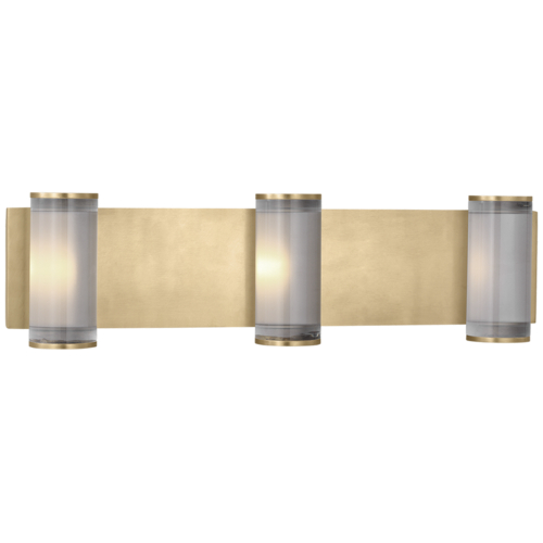 Visual Comfort Modern Collection Esfera Natural Brass LED Bathroom Light