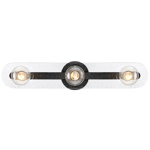 Designers Fountain Demi Matte Black Vertical Bathroom Light