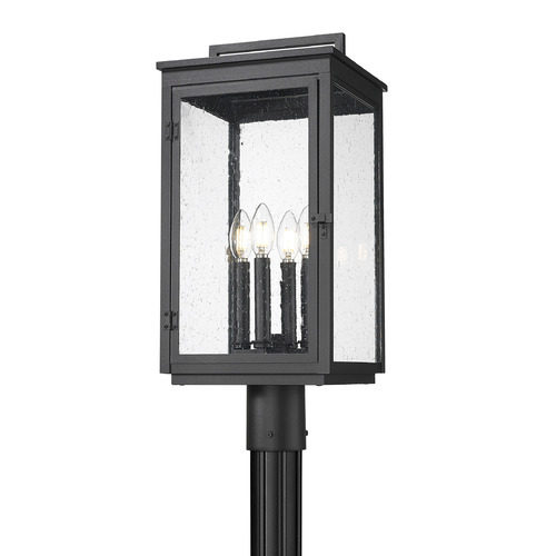 Z-Lite Hartwell Sand Black Post Light