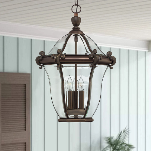 San Clemente Hanging Lantern in Copper Bronze by Hinkley Lighting