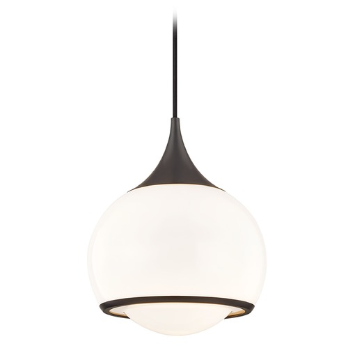 Mitzi by Hudson Valley Mitzi By Hudson Valley Reese Old Bronze Pendant Light with Bowl / Dome Shade H281701M-OB