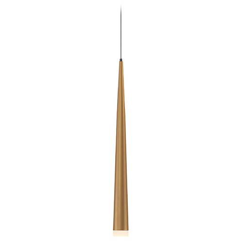 Modern Forms by WAC Lighting Cascade Aged Brass LED Mini Pendant by Modern Forms PD-41819-AB