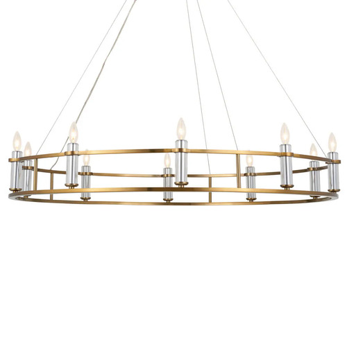 Kichler Lighting Rosalind 50-Inch Chandelier in Natural Brass by Kichler Lighting 52491BNB