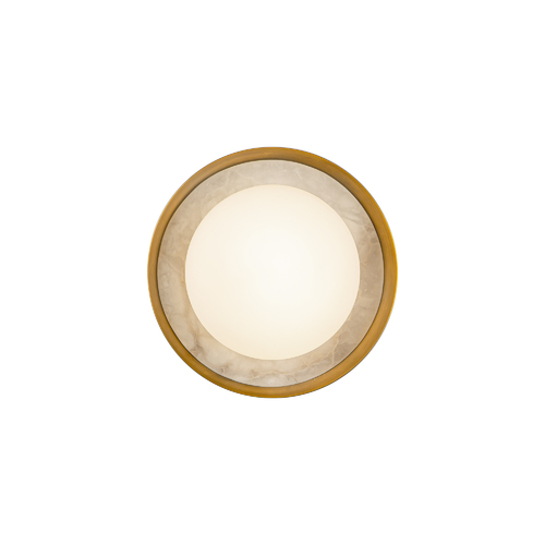 Alonso LED Wall Sconce in Vintage Brass by Alora Lighting